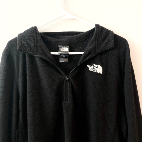 The North Face Black 1/4 Zip Pullover - Picture 3 of 6